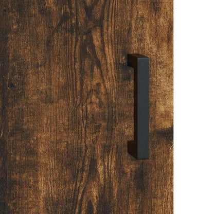 vidaXL Wall Cabinet Smoked Oak 60x31x60 cm Engineered Wood