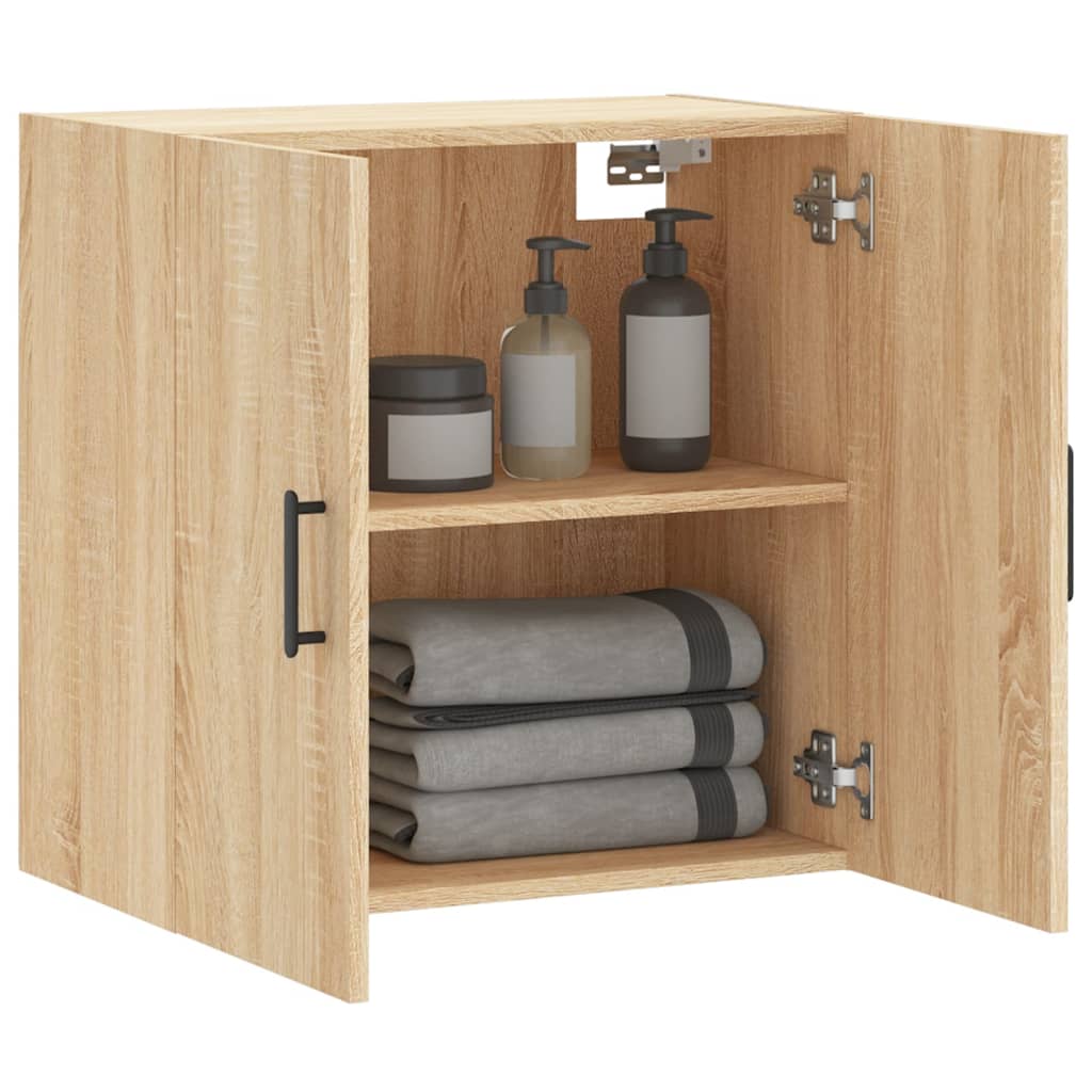 vidaXL Wall Cabinet | Sonoma Oak | Engineered Wood | Medium | Wall Cabinet
