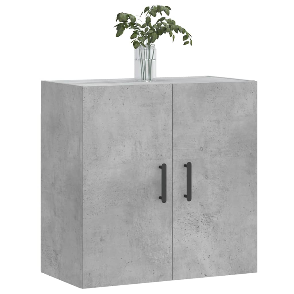 vidaXL Wall Cabinet | Concrete grey | Engineered wood | Medium | Wall Cabinet