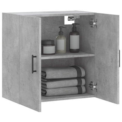 vidaXL Wall Cabinet | Concrete grey | Engineered wood | Medium | Wall Cabinet