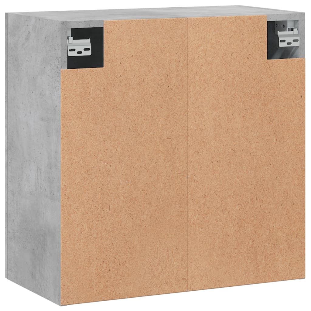vidaXL Wall Cabinet | Concrete grey | Engineered wood | Medium | Wall Cabinet