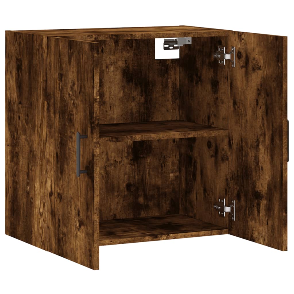 vidaXL Wall Cabinet | Smoked oak | Engineered wood | Medium | Wall Cabinet