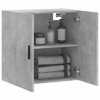 vidaXL Wall Cabinet Concrete Grey 60x31x60 cm Engineered Wood