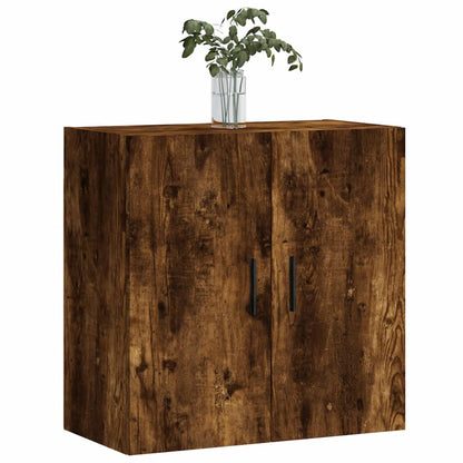 vidaXL Wall Cabinet | Smoked Oak | Engineered Wood | Medium | Wall Cabinet