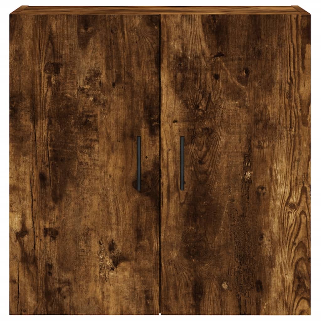 vidaXL Wall Cabinet | Smoked Oak | Engineered Wood | Medium | Wall Cabinet