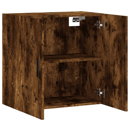 vidaXL Wall Cabinet | Smoked Oak | Engineered Wood | Medium | Wall Cabinet