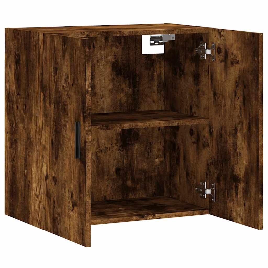 vidaXL Wall Cabinet Smoked Oak 60x31x60 cm Engineered Wood