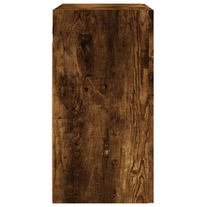 vidaXL Wall Cabinet | Smoked Oak | Engineered Wood | Medium | Wall Cabinet