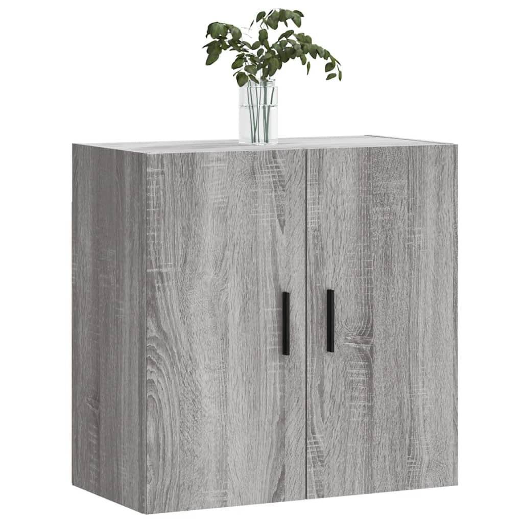 vidaXL Wall Cabinet | Grey Sonoma | Engineered wood | Medium | Wall Cabinet
