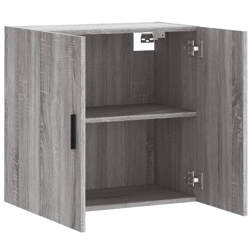 vidaXL Wall Cabinet | Grey Sonoma | Engineered wood | Medium | Wall Cabinet
