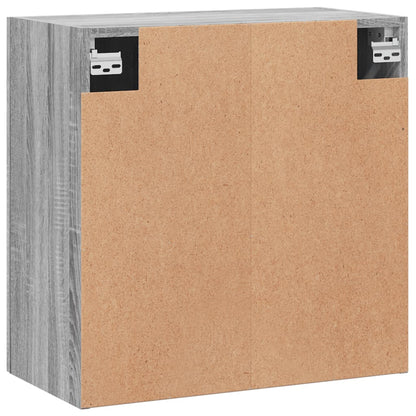 vidaXL Wall Cabinet | Grey Sonoma | Engineered wood | Medium | Wall Cabinet