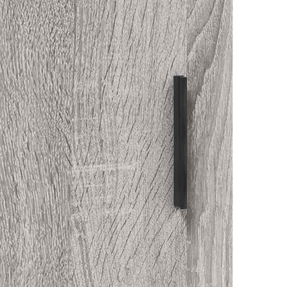 vidaXL Wall Cabinet Grey Sonoma 60x31x60 cm Engineered Wood