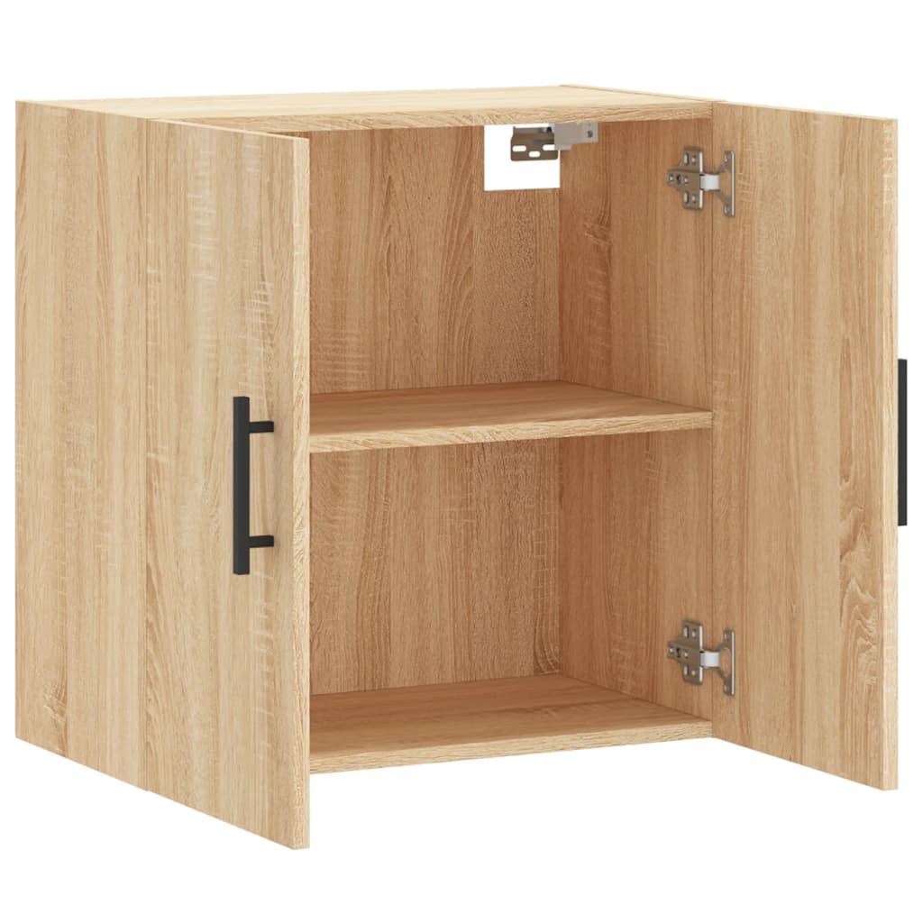 vidaXL Wall Cabinet Sonoma Oak 60x31x60 cm Engineered Wood