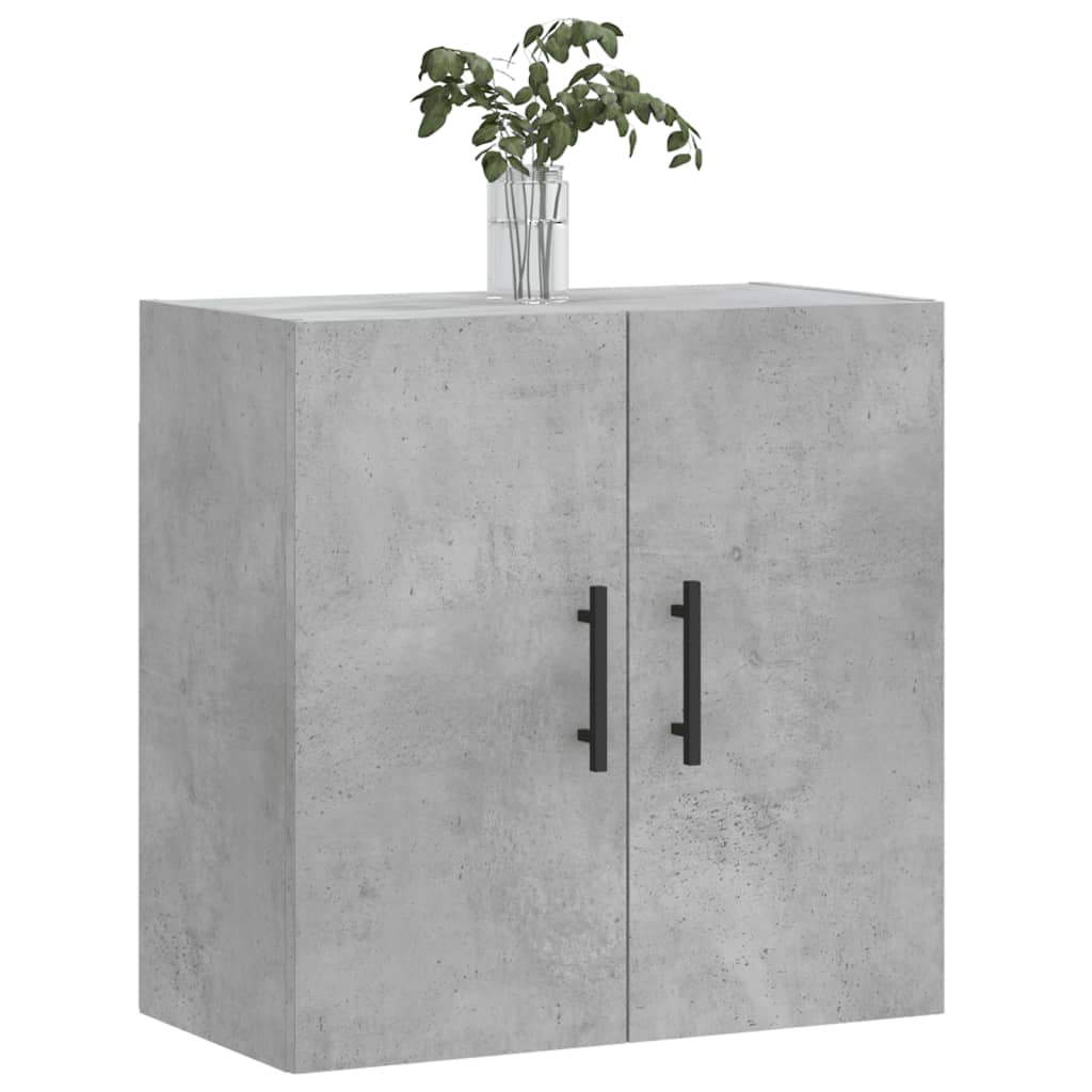 vidaXL Wall Cabinet Concrete Grey 60x31x60 cm Engineered Wood