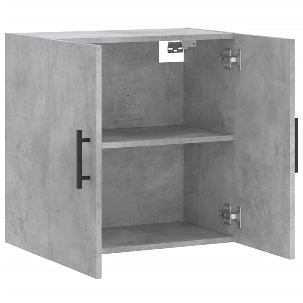 vidaXL Wall Cabinet Concrete Grey 60x31x60 cm Engineered Wood