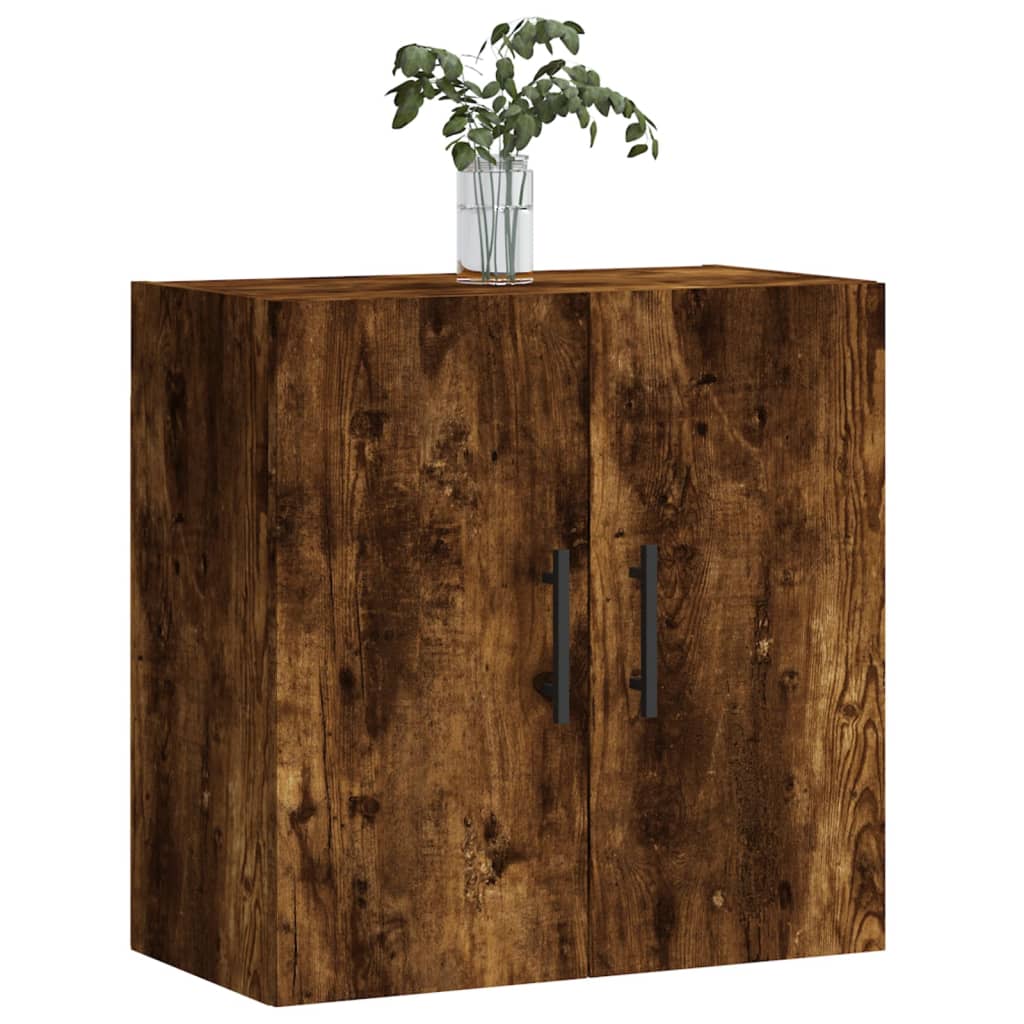 vidaXL Wall Cabinet Smoked Oak 60x31x60 cm Engineered Wood