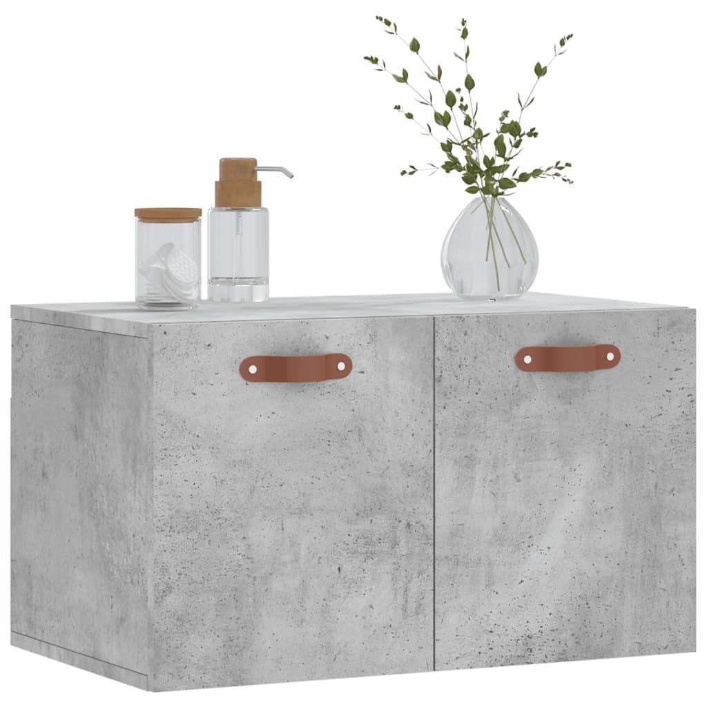 vidaXL Wall Cabinet Concrete Grey 60x36.5x35 cm Engineered Wood