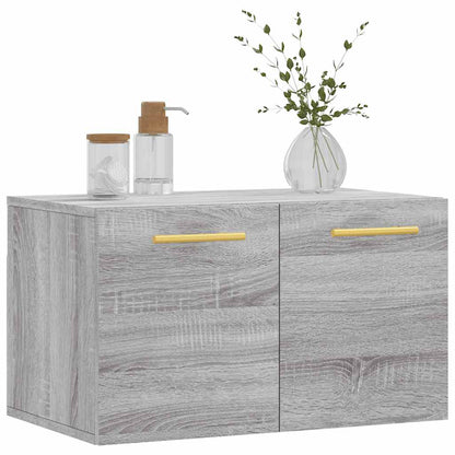 vidaXL Wall Cabinet Grey Sonoma 60x36,5x35 cm Engineered Wood