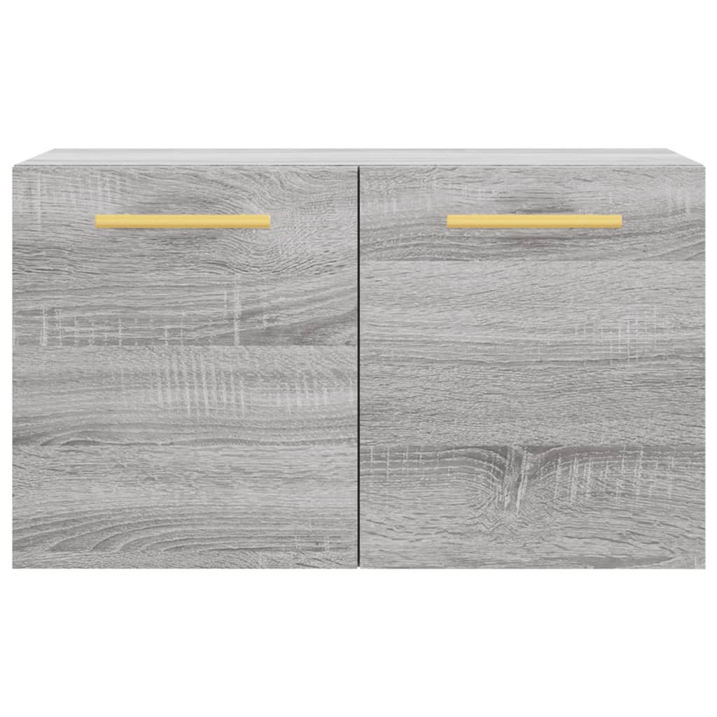 vidaXL Wall Cabinet Grey Sonoma 60x36.5x35 cm Engineered Wood