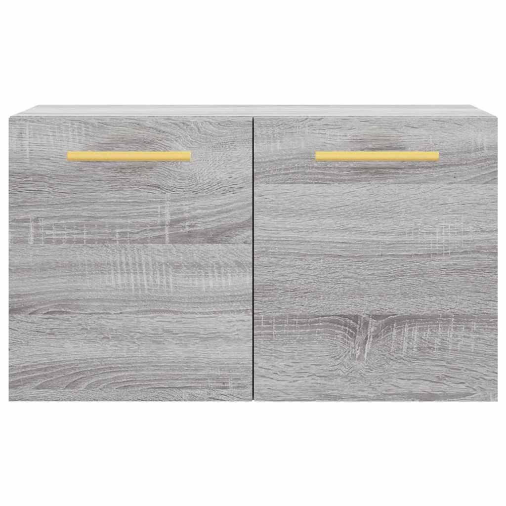 vidaXL Wall Cabinet Grey Sonoma 60x36,5x35 cm Engineered Wood