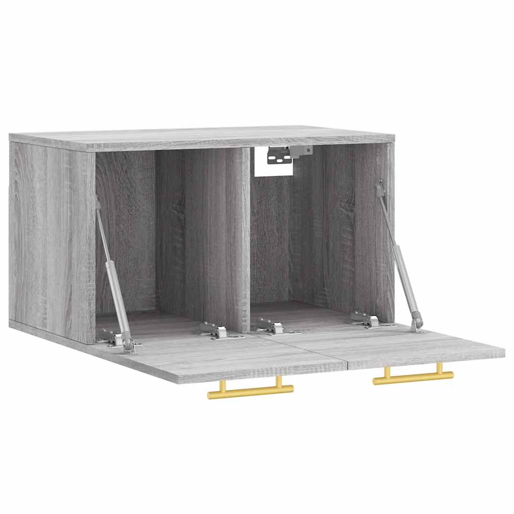 vidaXL Wall Cabinet Grey Sonoma 60x36,5x35 cm Engineered Wood