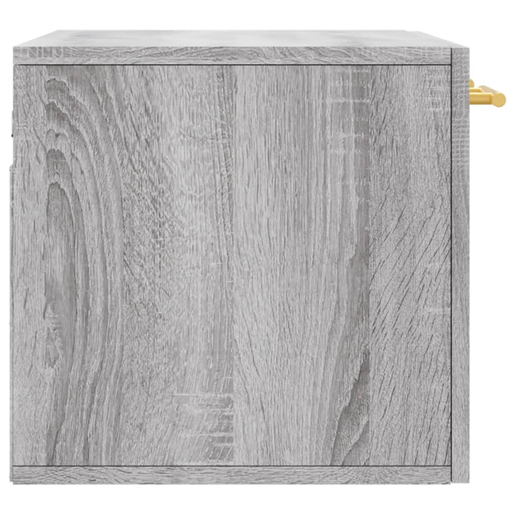 vidaXL Wall Cabinet Grey Sonoma 60x36.5x35 cm Engineered Wood