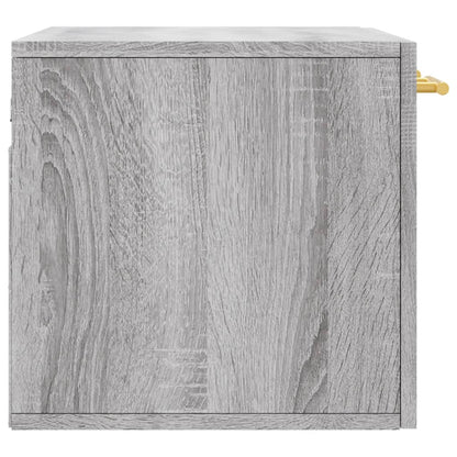 vidaXL Wall Cabinet Grey Sonoma 60x36.5x35 cm Engineered Wood