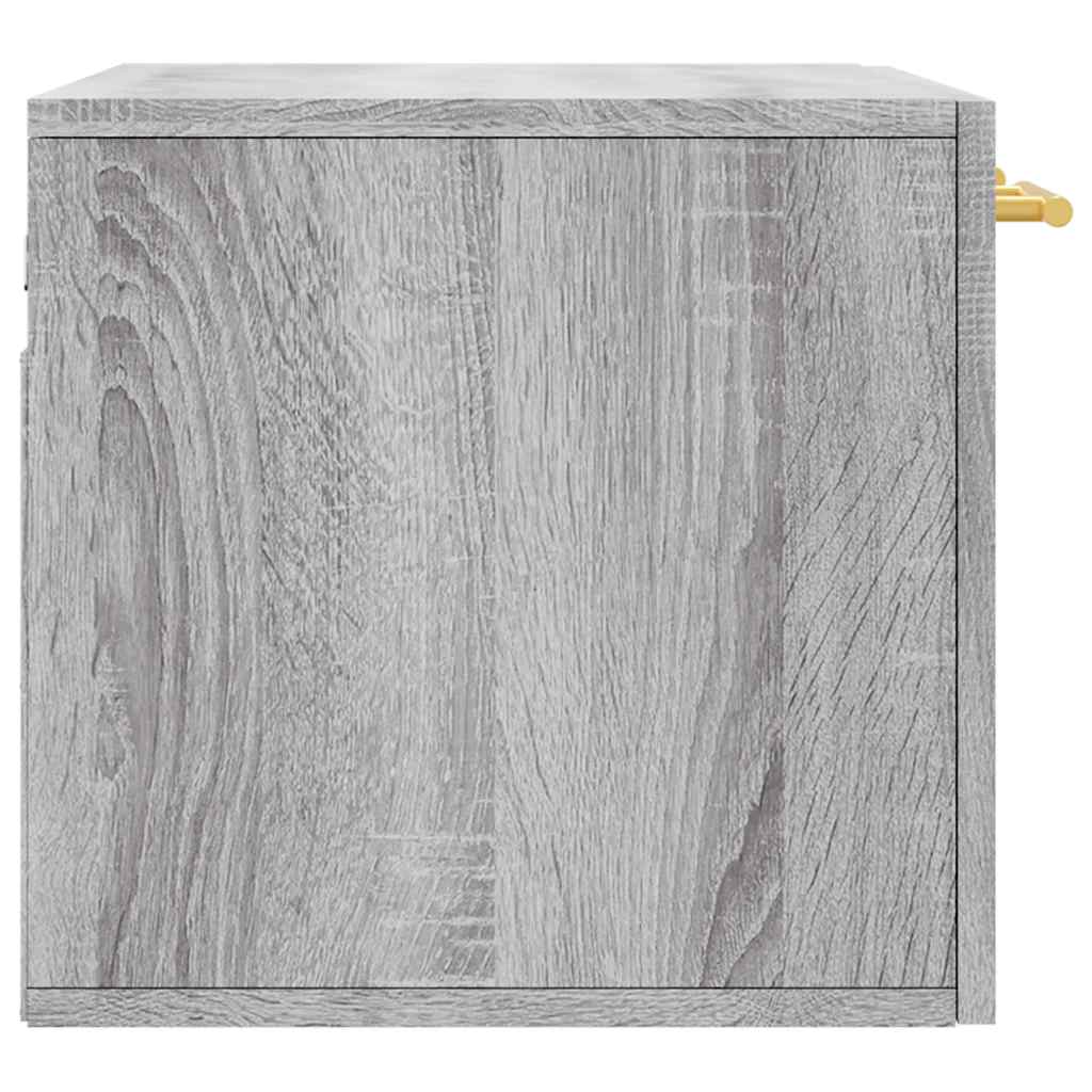 vidaXL Wall Cabinet Grey Sonoma 60x36,5x35 cm Engineered Wood