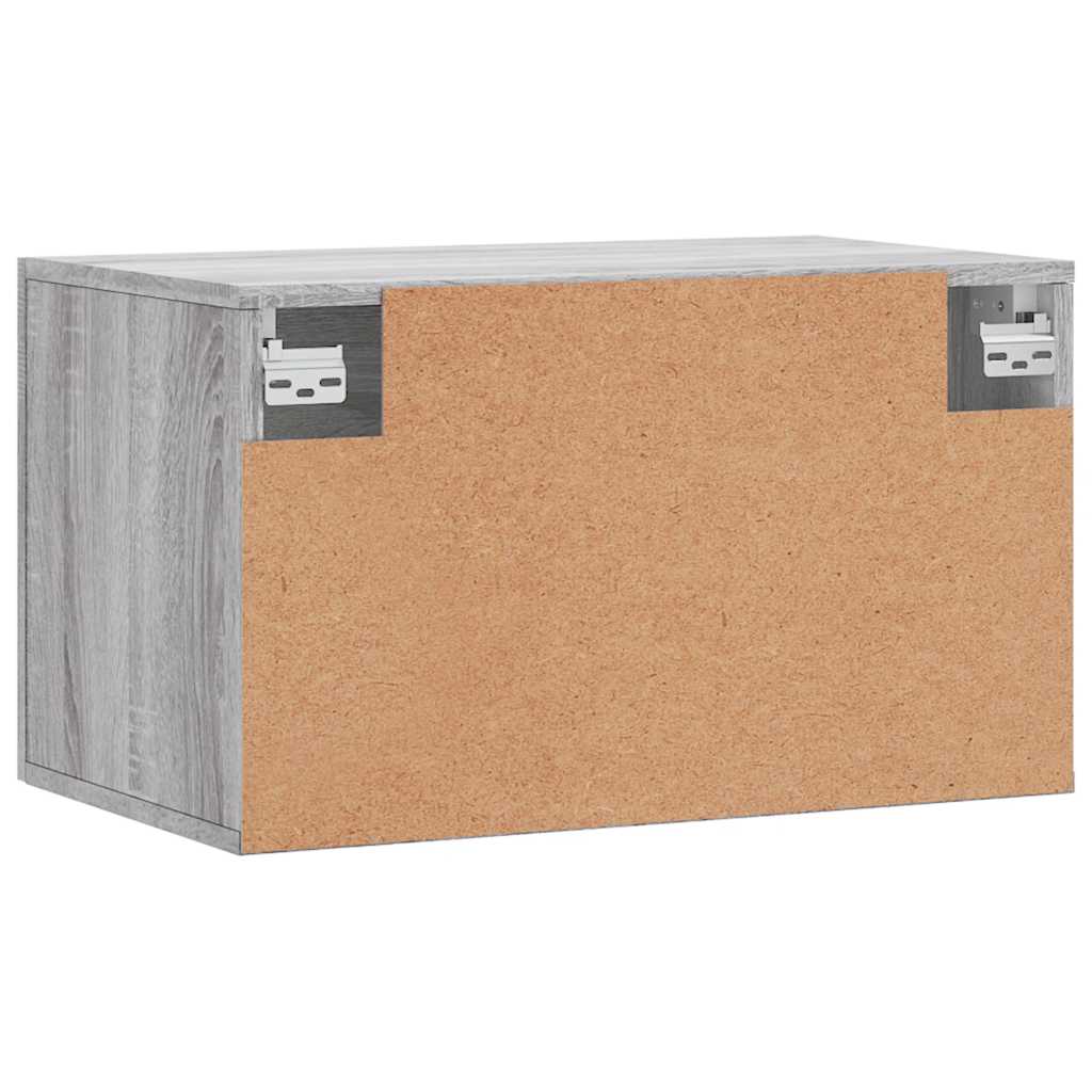 vidaXL Wall Cabinet Grey Sonoma 60x36,5x35 cm Engineered Wood