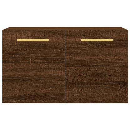 vidaXL Wall Cabinet Brown Oak 60x36.5x35 cm Engineered Wood