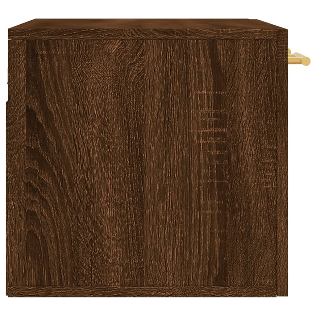 vidaXL Wall Cabinet Brown Oak 60x36.5x35 cm Engineered Wood