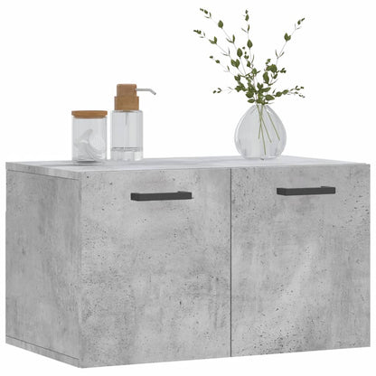 vidaXL Wall Cabinet Concrete Grey 60x36,5x35 cm Engineered Wood