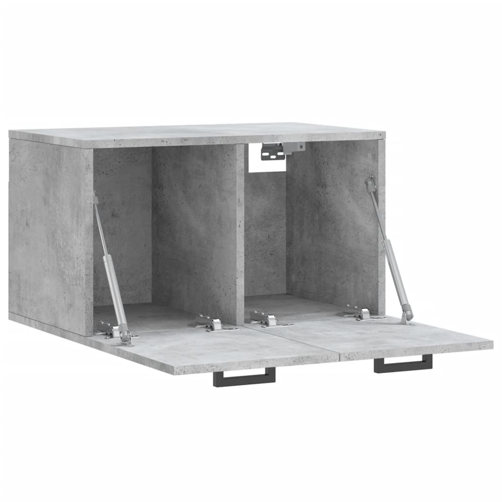 vidaXL Wall Cabinet Concrete Grey 60x36,5x35 cm Engineered Wood
