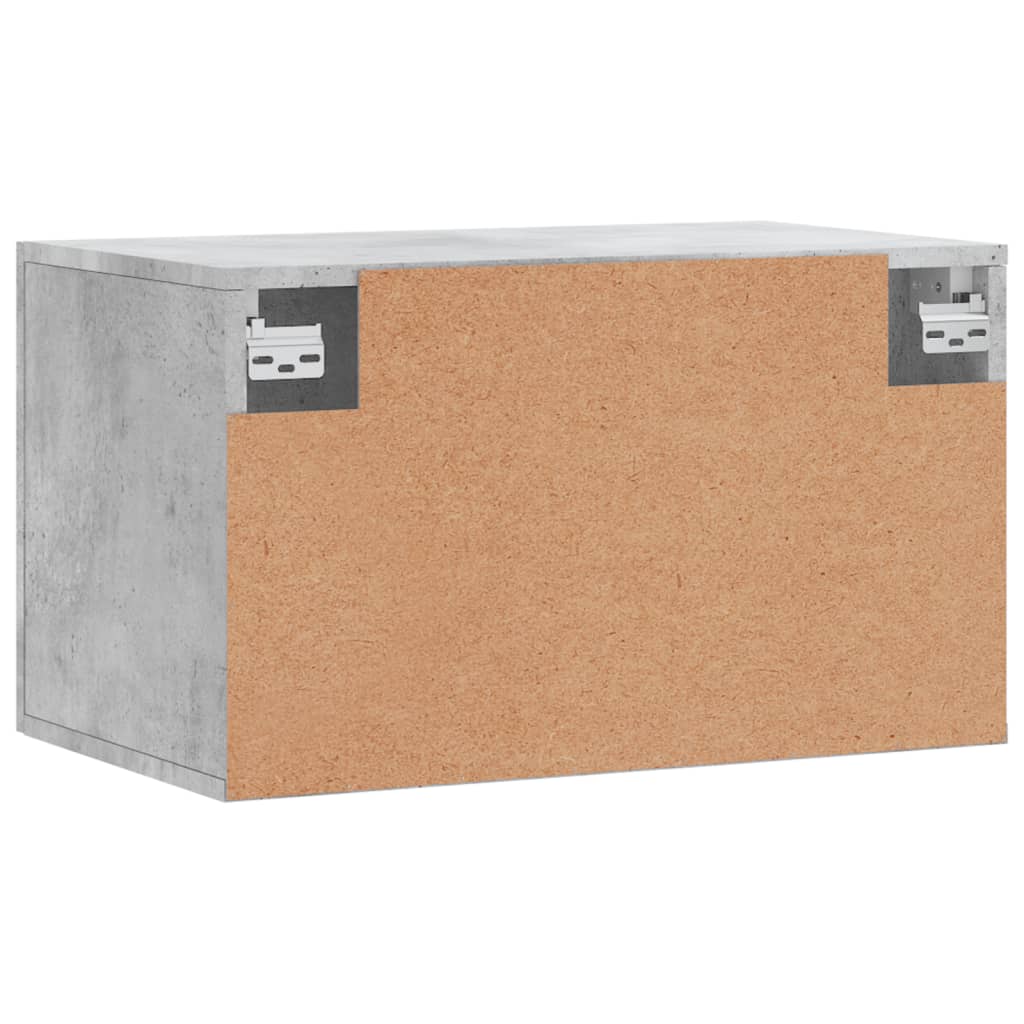 vidaXL Wall Cabinet Concrete Grey 60x36,5x35 cm Engineered Wood