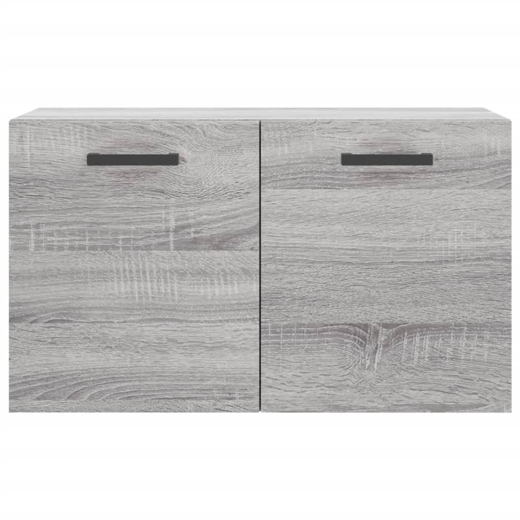 vidaXL Wall Cabinet Grey Sonoma 60x36,5x35 cm Engineered Wood