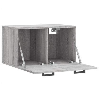 vidaXL Wall Cabinet Grey Sonoma 60x36,5x35 cm Engineered Wood