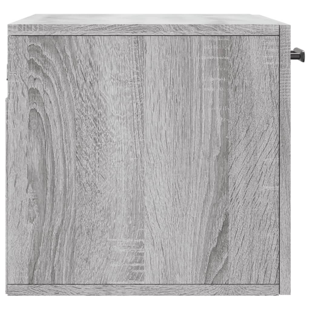 vidaXL Wall Cabinet Grey Sonoma 60x36.5x35 cm Engineered Wood