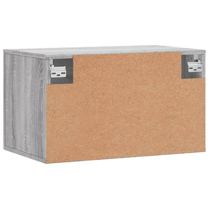 vidaXL Wall Cabinet Grey Sonoma 60x36.5x35 cm Engineered Wood