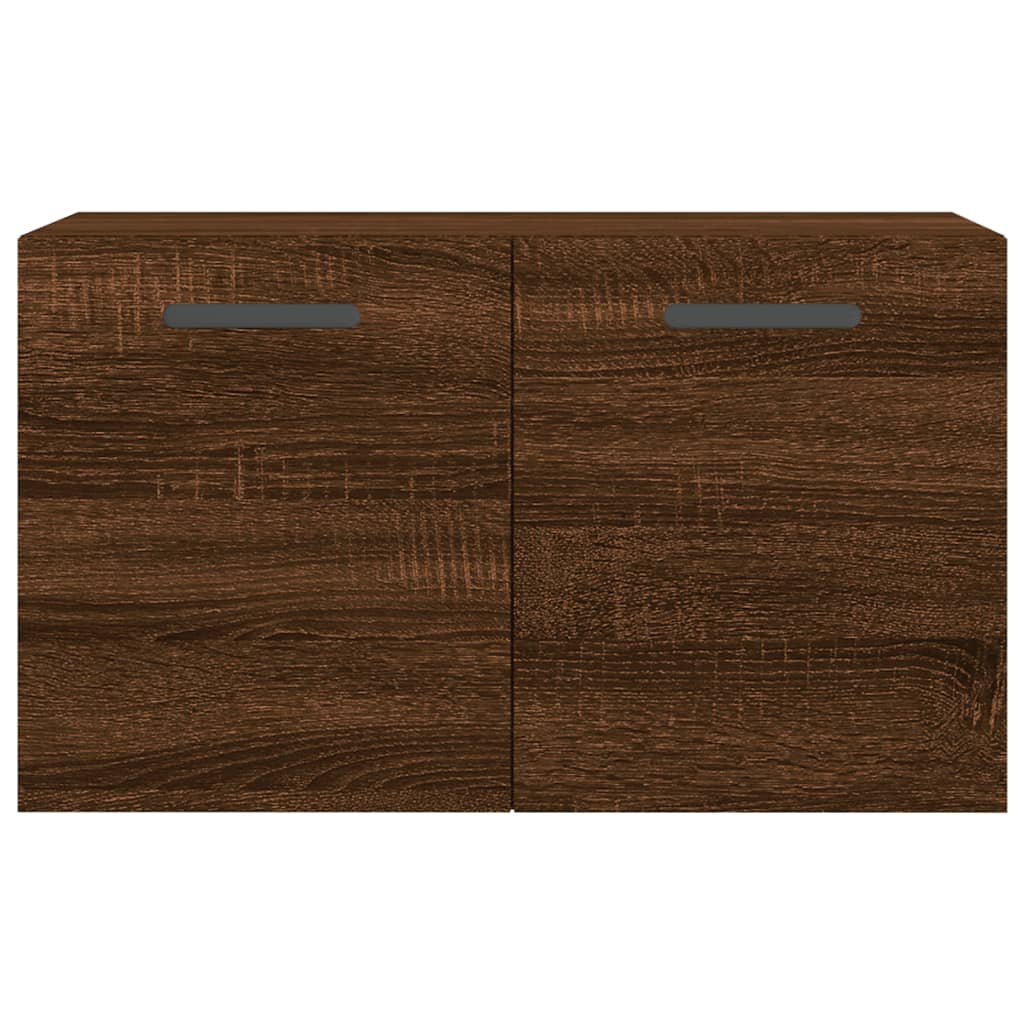 vidaXL Wall Cabinet Brown Oak 60x36.5x35 cm Engineered Wood