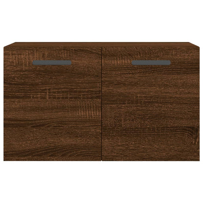vidaXL Wall Cabinet Brown Oak 60x36.5x35 cm Engineered Wood