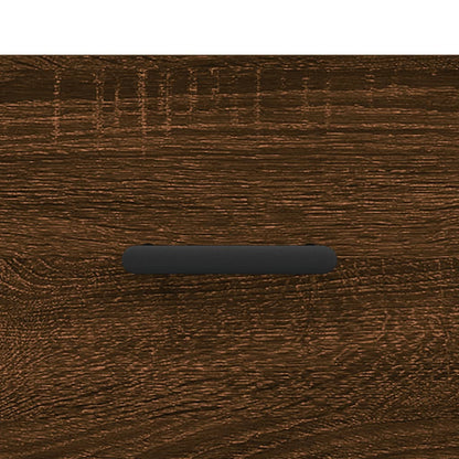 vidaXL Wall Cabinet Brown Oak 60x36.5x35 cm Engineered Wood