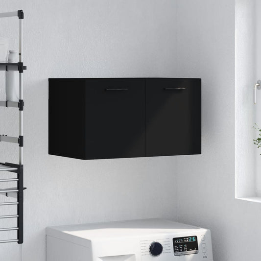 vidaXL Wall Cabinet Black 60x36,5x35 cm Engineered Wood