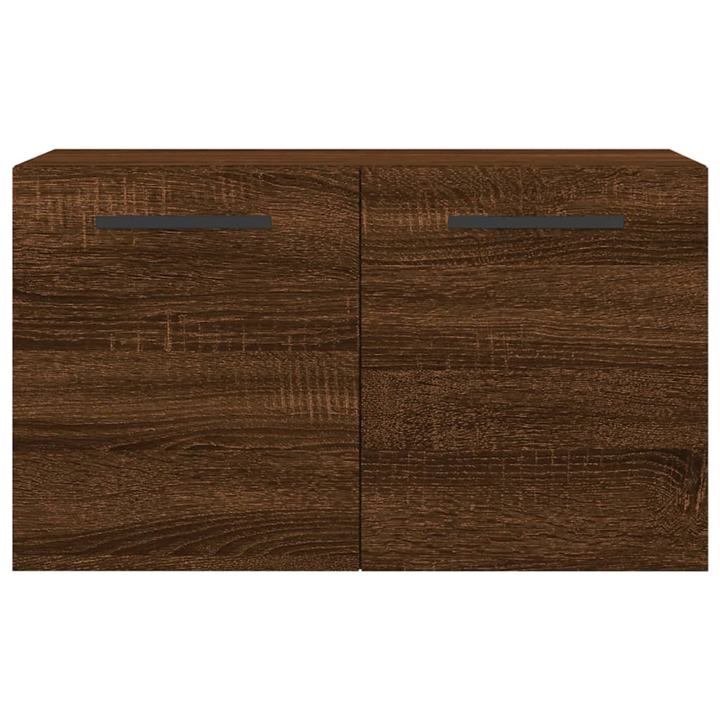 vidaXL Wall Cabinet Brown Oak 60x36.5x35 cm Engineered Wood
