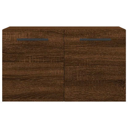 vidaXL Wall Cabinet Brown Oak 60x36.5x35 cm Engineered Wood
