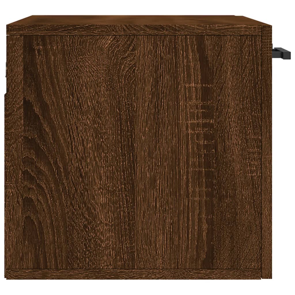 vidaXL Wall Cabinet Brown Oak 60x36.5x35 cm Engineered Wood