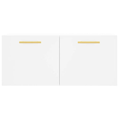 vidaXL Wall Cabinet White 80x36.5x35 cm Engineered Wood