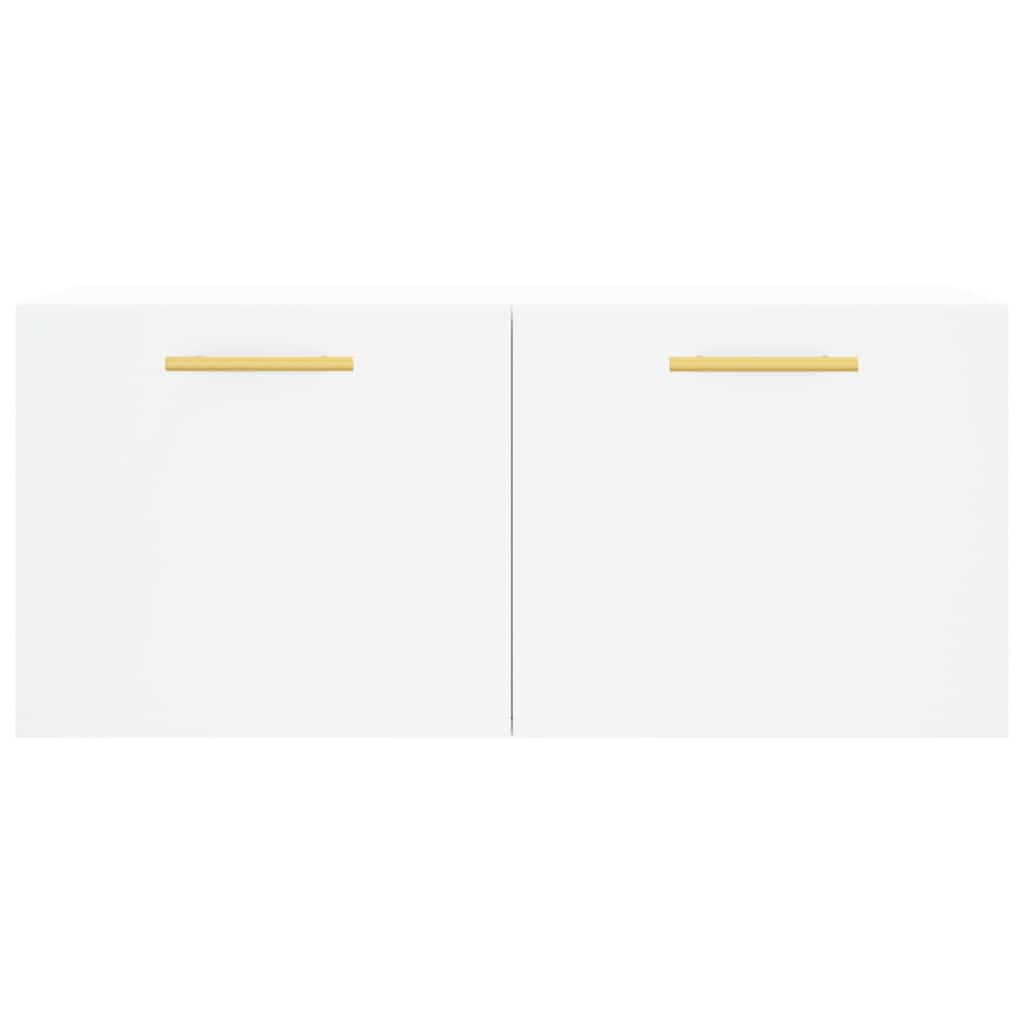 vidaXL Wall Cabinet White 80x36,5x35 cm Engineered Wood