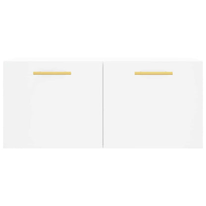 vidaXL Wall Cabinet White 80x36,5x35 cm Engineered Wood