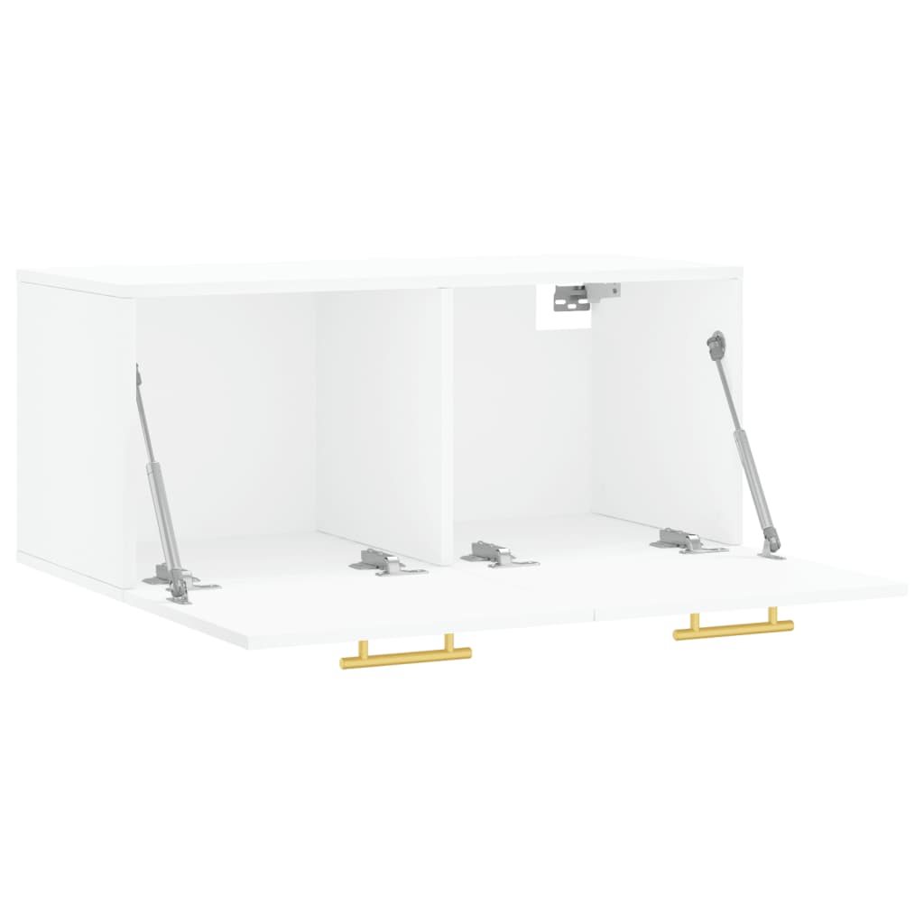 vidaXL Wall Cabinet White 80x36.5x35 cm Engineered Wood
