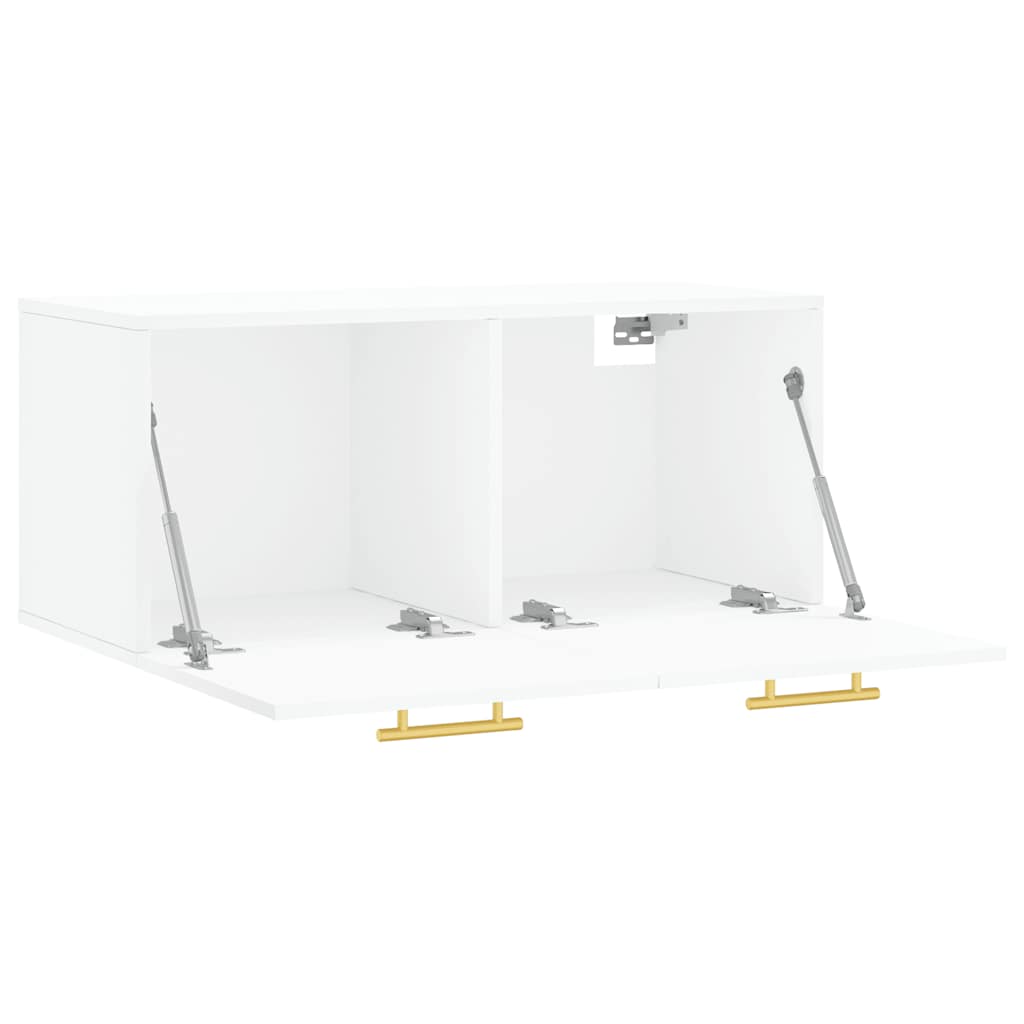 vidaXL Wall Cabinet White 80x36,5x35 cm Engineered Wood